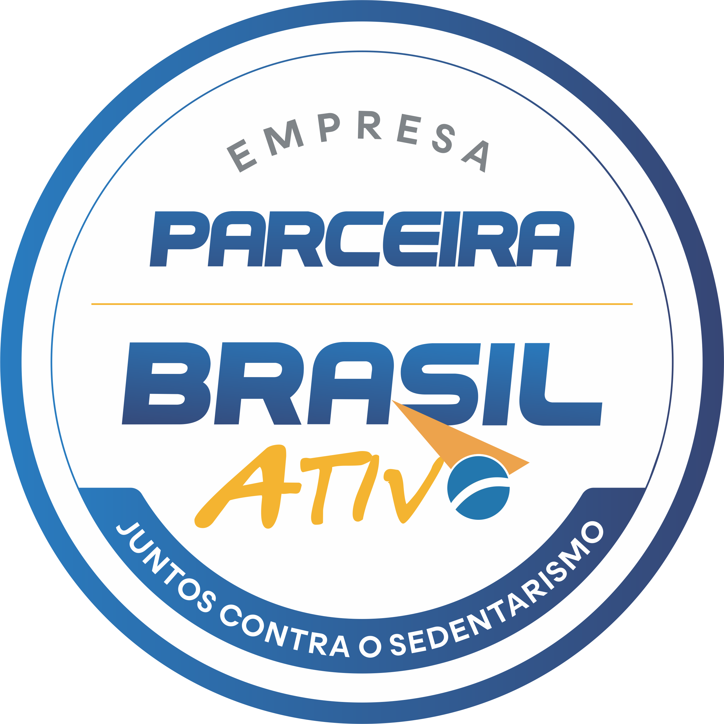 Pré-visualização — Selo Empresa Parceira (redondo)